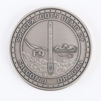 Lot #559 SpaceX COTS Demo Flight 2 Employee Medallion Medallion - Image 1