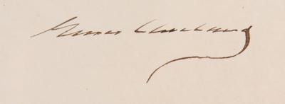 Lot #53 Grover Cleveland Document Signed as President - Image 2