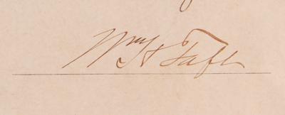 Lot #118 William H. Taft Document Signed as President - Image 2