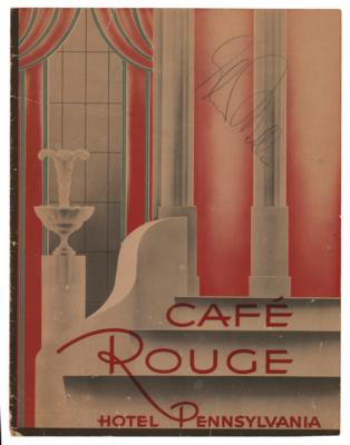 Lot #664 Glenn Miller Signed Menu