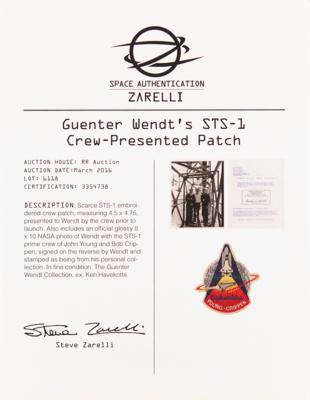 Lot #574 Guenter Wendt's STS-1 Crew-Presented Patch Patch - Image 3