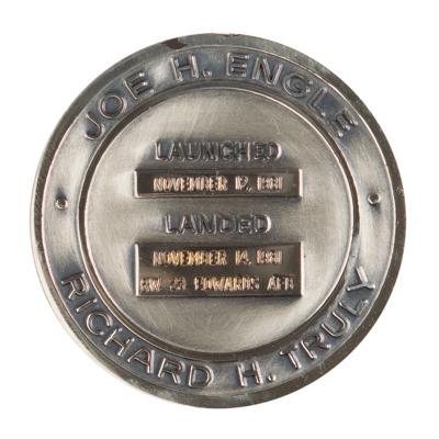 Lot #518 Shannon Lucid's STS-2 Unflown Robbins Medallion Medal - Image 2