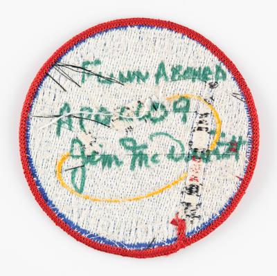 Lot #523 Jim McDivitt's Apollo 9 Flown Crew Patch: 