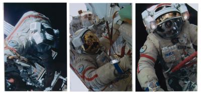 Lot #498 Sergei Krikalev's Expedition 11 (2) EVA Flown Patches EVA Flown Patches - Image 2