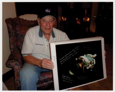 Lot #513 Jack Lousma Signed Oversized Photograph - Image 2