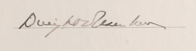 Lot #64 Dwight D. Eisenhower Document Signed as President - Image 2