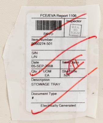 Lot #554 Space Shuttle Spacehab Stowage Tray - Image 4