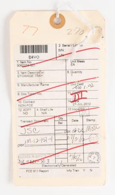 Lot #554 Space Shuttle Spacehab Stowage Tray - Image 5
