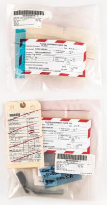 Lot #489 ISS Flown IBM Laptop PCMCIA Strain Relief Kits (2) Kit - Image 1