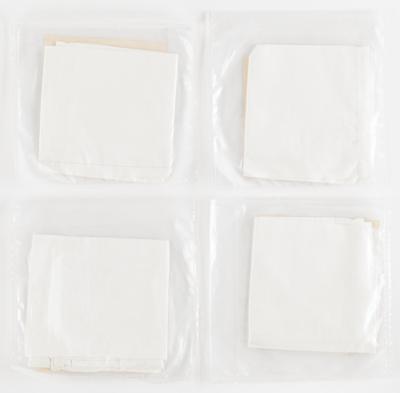 Lot #536 Russian Space Station (4) Hatch Seal Napkins - Image 1