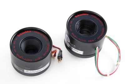 Lot #553 Space Shuttle Schneider Kreuznach CCTV Lenses (2) Lenses - Image 1