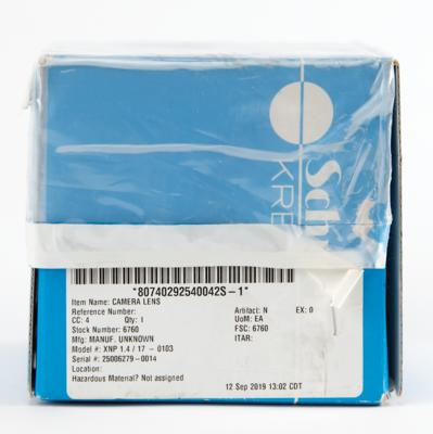 Lot #553 Space Shuttle Schneider Kreuznach CCTV Lenses (2) Lenses - Image 5