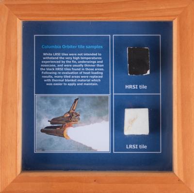 Lot #555 Space Shuttle (2) Tile Samples - Image 1