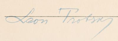 Lot #159 Leon Trotsky Document Signed for Publishing 'The History of the Russian Revolution' - Initialed 14 Times! - Image 4
