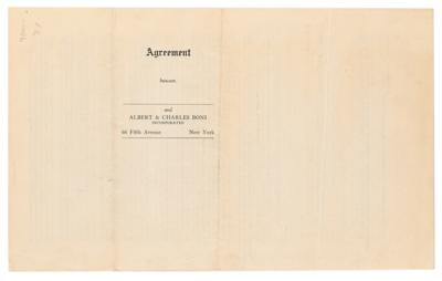 Lot #159 Leon Trotsky Document Signed for Publishing 'The History of the Russian Revolution' - Initialed 14 Times! - Image 5