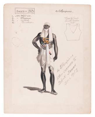 Lot #820 Kismet Original Production Costume Design Artwork (8 Paintings) - Image 2