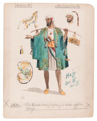 Lot #820 Kismet Original Production Costume Design Artwork (8 Paintings) - Image 5