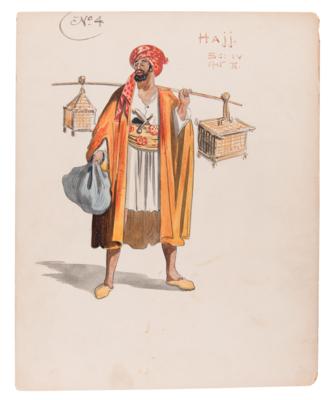 Lot #820 Kismet Original Production Costume Design Artwork (8 Paintings) - Image 6