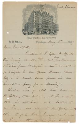 Lot #334 William T. Sherman Autograph Letter Signed: ?We did not dream in 1865, that we would have to apologize for our conduct in the War? - Image 2