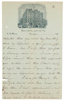 Lot #334 William T. Sherman Autograph Letter Signed: ?We did not dream in 1865, that we would have to apologize for our conduct in the War? - Image 4