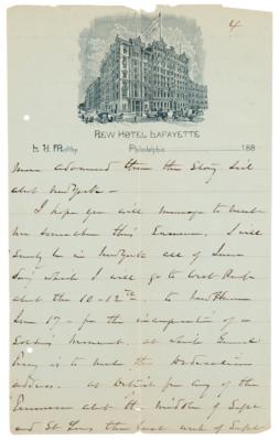 Lot #334 William T. Sherman Autograph Letter Signed: ?We did not dream in 1865, that we would have to apologize for our conduct in the War? - Image 8