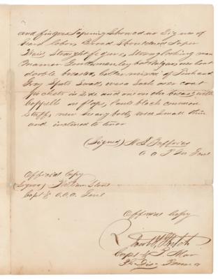 Lot #195 Lincoln Assassination: Original Manuscript Wanted Notice for Conspirator Lewis Powell: Certified 