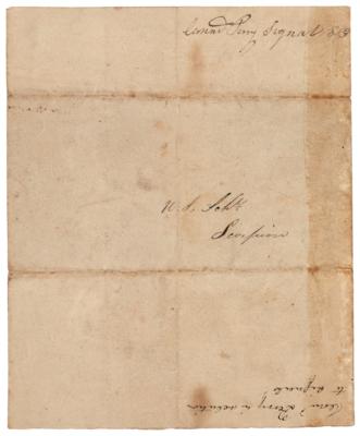 Lot #329 Oliver Hazard Perry Signed Orders During War of 1812 - Image 3