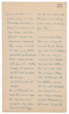Lot #608 Frederick Rolfe Autograph Letter Signed - Image 3