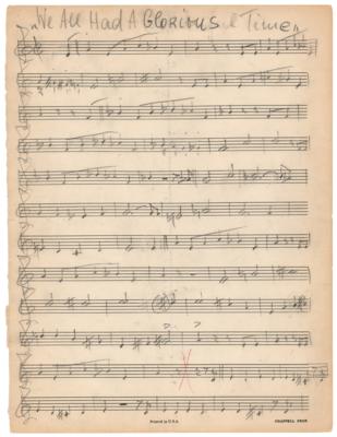 Lot #636 Frederick Loewe Autograph Musical
