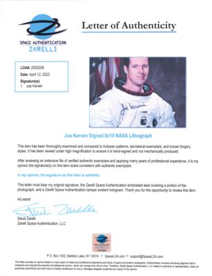 Lot #490 Joe Kerwin Signed Photograph - Image 2