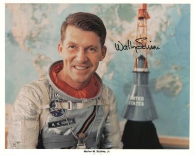 Lot #537 Wally Schirra Signed Photograph - Image 1