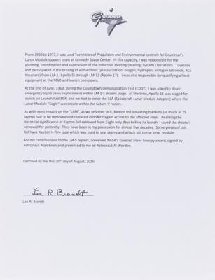 Lot #400 Apollo 11 Kapton Foil Kapton Foil - Image 2