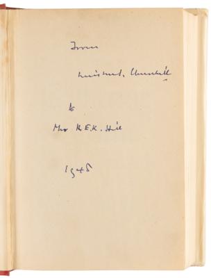 Lot #155 Winston Churchill Signed First Edition Book - The Gathering Storm - Image 4