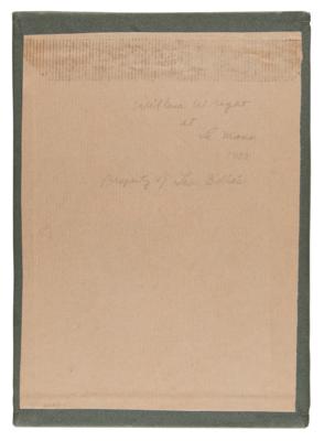 Lot #387 Wilbur Wright Studio Portrait from Le Mans, France - Image 2