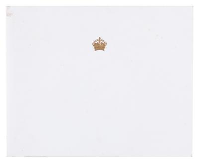 Lot #225 Elizabeth, Queen Mother Signed Christmas Card (1984) - Image 2