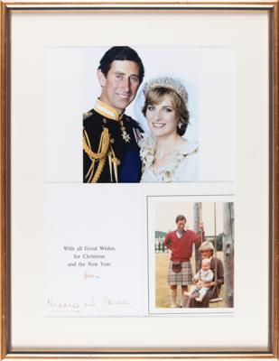 Lot #289 Princess Diana and King Charles III