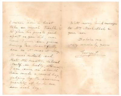 Lot #261 King George V Autograph Letter Signed as the Prince of Wales - Image 2