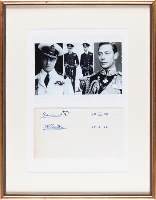 Lot #255 King Edward VIII and King George VI