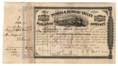 Lot #222 Thomas Clark Durant Document Signed - Image 1