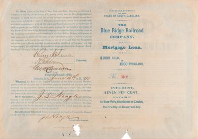 Lot #210 Henry Clews Document Signed - Image 2