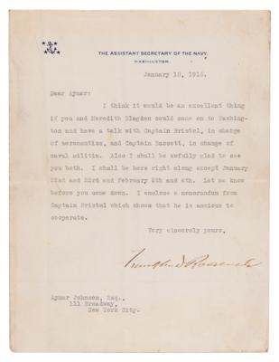 Lot #112 Franklin, Eleanor, and Sara Roosevelt (3) Signed Items - Image 2