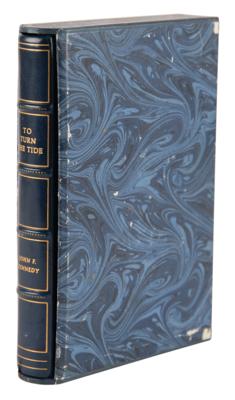 Lot #90 Jacqueline Kennedy's Signed Presentation Copy of To Turn the Tide by John F. Kennedy - Image 5