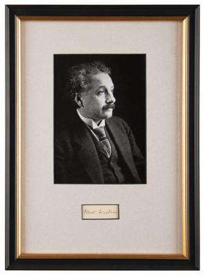 Lot #180 Albert Einstein Signature - Image 2
