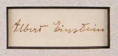 Lot #180 Albert Einstein Signature - Image 3