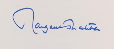 Lot #305 Margaret Thatcher Signed Book - The Downing Street Years - Image 2