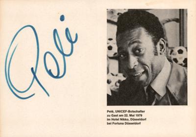 Lot #889 Pele Signed Card