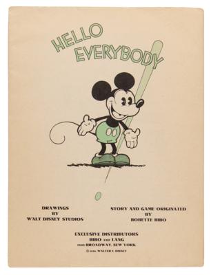 Lot #602 Walt Disney: Mickey Mouse Book - First Edition (1930) Book - Image 2