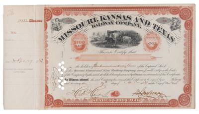 Lot #237 Jay Gould Document Signed - Image 2