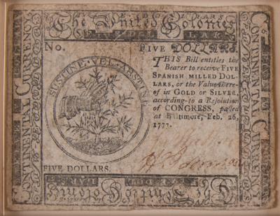Lot #212 Colonial Currency (3) Notes (1776?1786) - Image 4