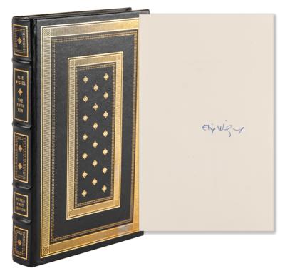 Lot #322 Elie Wiesel Signed Book